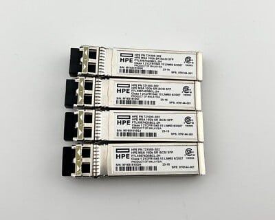 HPE MSA 10Gb Short Range iSCSI SFP+ 4‑pack Transceiver C8R25B