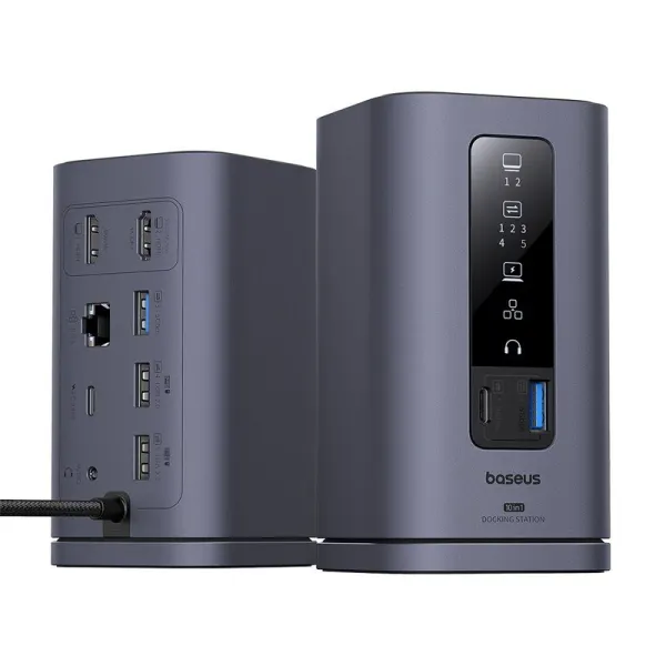 Ảnh minh họa Hub chuyển đổi Baseus Spacemate Series 10 in 1 dùng cho Mac 3