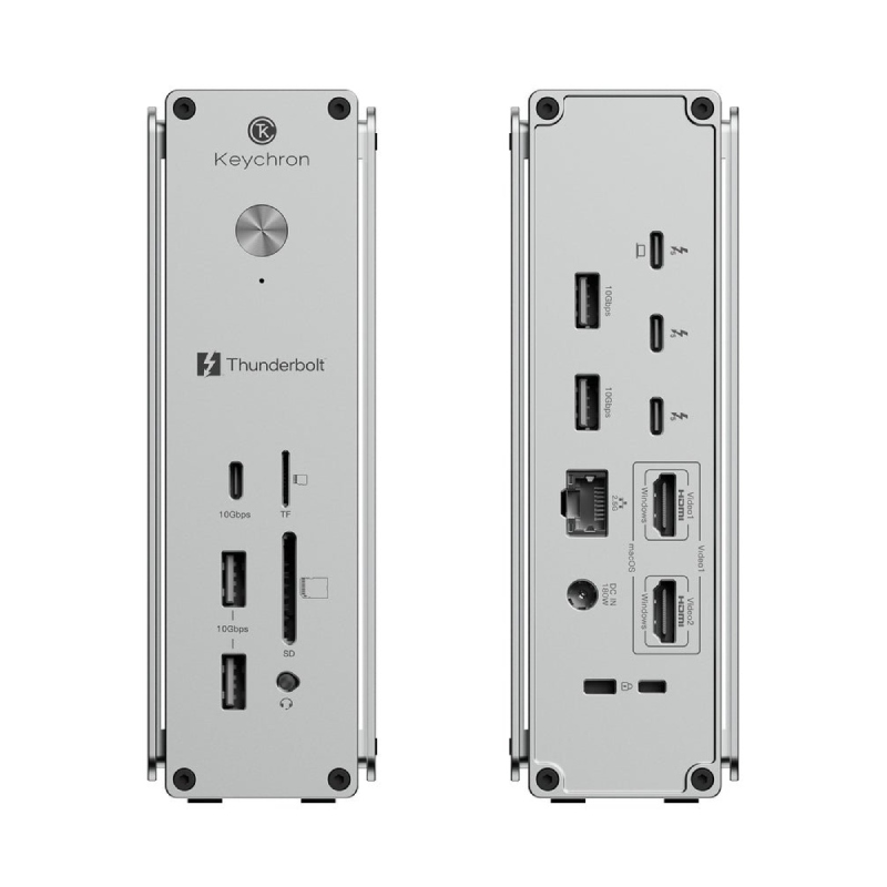Ảnh minh họa Hub chuyển đổi Keychron Thunderbolt 5 Dock (14-in-1) 1