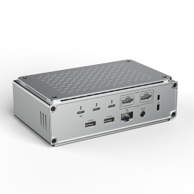 Ảnh minh họa Hub chuyển đổi Keychron Thunderbolt 5 Dock (14-in-1) 3