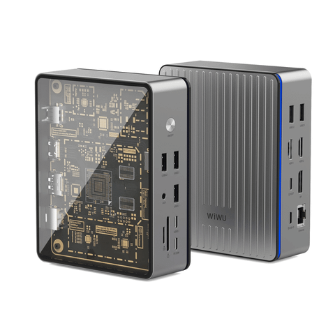 Hub WiWU Matrix 16in1 – 4K/60Hz, PD 100W, Ethernet
