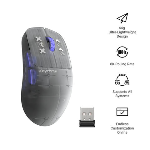 Chuột Không Dây Keychron G3 Ultra Light 44g