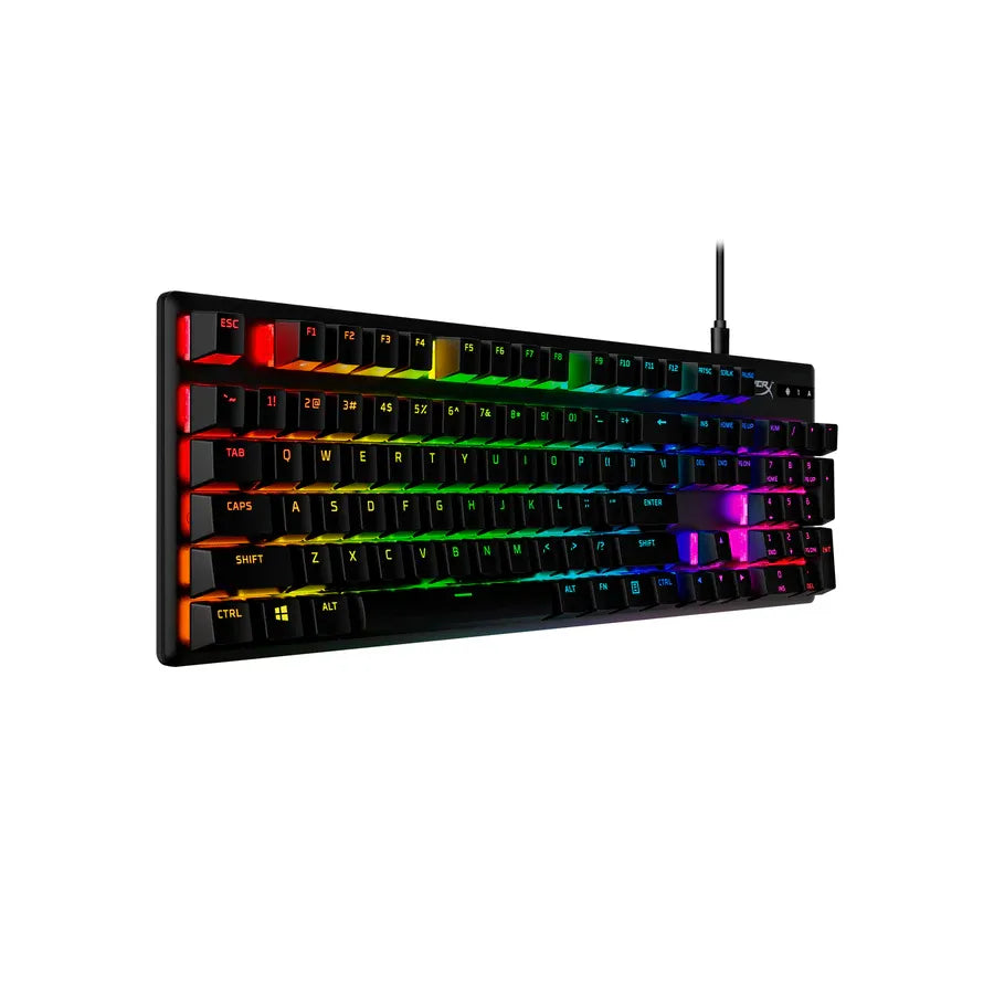Ảnh minh họa HyperX Alloy Origins PBT RGB: Bàn phím cơ có dây HX Red - Anh / Ả Rập 1