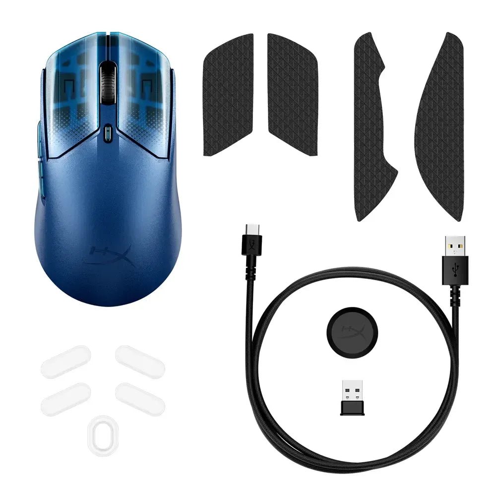 Ảnh minh họa HyperX Pulsefire Haste 2 S – chuột gaming không dây cảm biến 26K - Blue 3