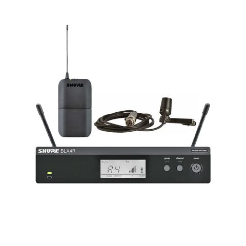 Bộ thu và phát kèm micro cài áo Shure BLX14RA/CVL, không dây UHF, kênh