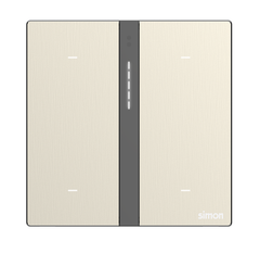  Module công tắc gồm 2 bối cảnh và 2 công tắc thường Simon M7 