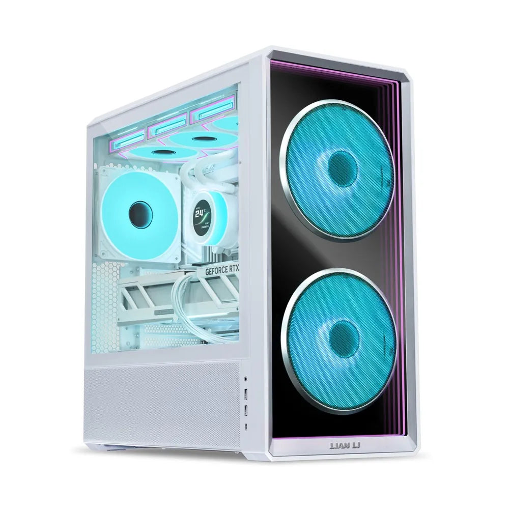 Ảnh minh họa LIAN LI Lancool 217 INF Vỏ Case Gaming ATX Mid Tower - Trắng (Kèm 3 quạt ARGB) 1