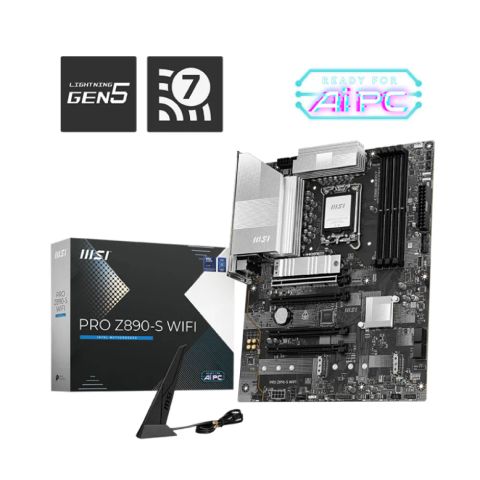 Mainboard MSI PRO Z890-S WIFI (ATX/ Intel Core Ultra Processors/ DDR5/