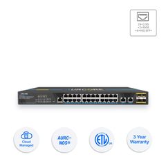  Thiết bị Switch doanh nghiệp Aurcore AES4102 24 x 2.5GE 
