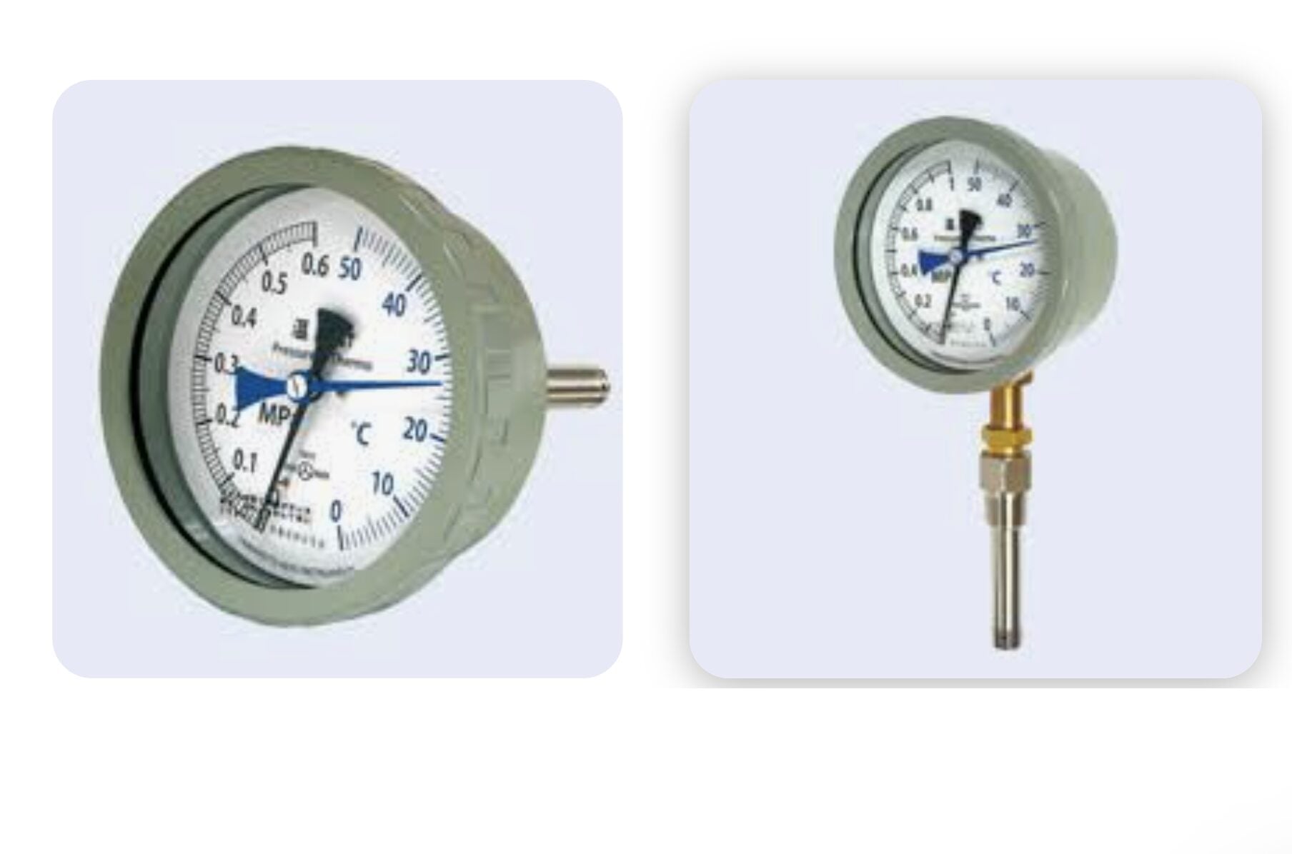 Ảnh minh họa YAMAMOTO KEIKI T&P star gauge nhiệt kế lưỡng kim đo áp suất, nhiệt độ ống điều hoà 1