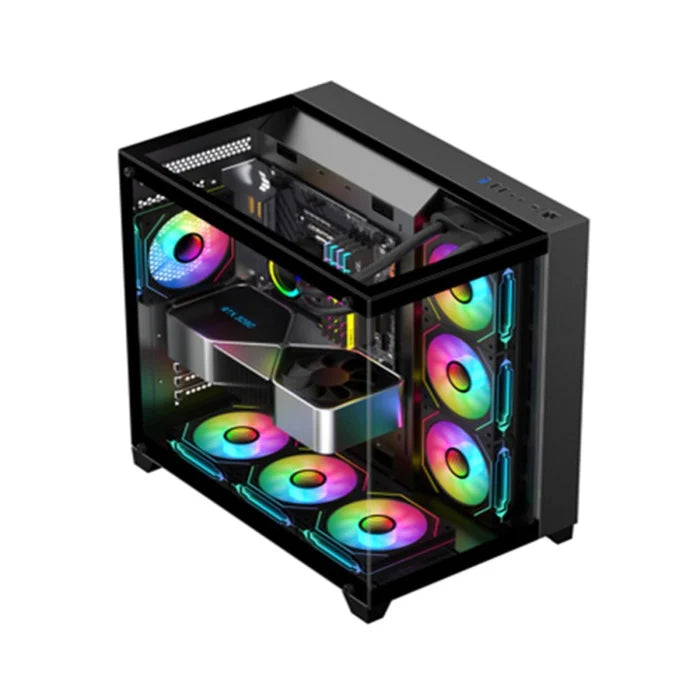 Ảnh minh họa PC Gaming tùy chỉnh Intel Core i7-14700F, RTX 5060 8GB, 16GB RAM DDR5, 1TB NVMe SSD, Windows 11 Pro - Đen 2