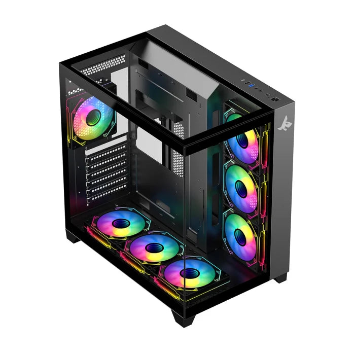 Ảnh minh họa PC Gaming tùy chỉnh Intel Core i7-14700F, RTX 5060 8GB, 16GB RAM DDR5, 1TB NVMe SSD, Windows 11 Pro - Đen 3