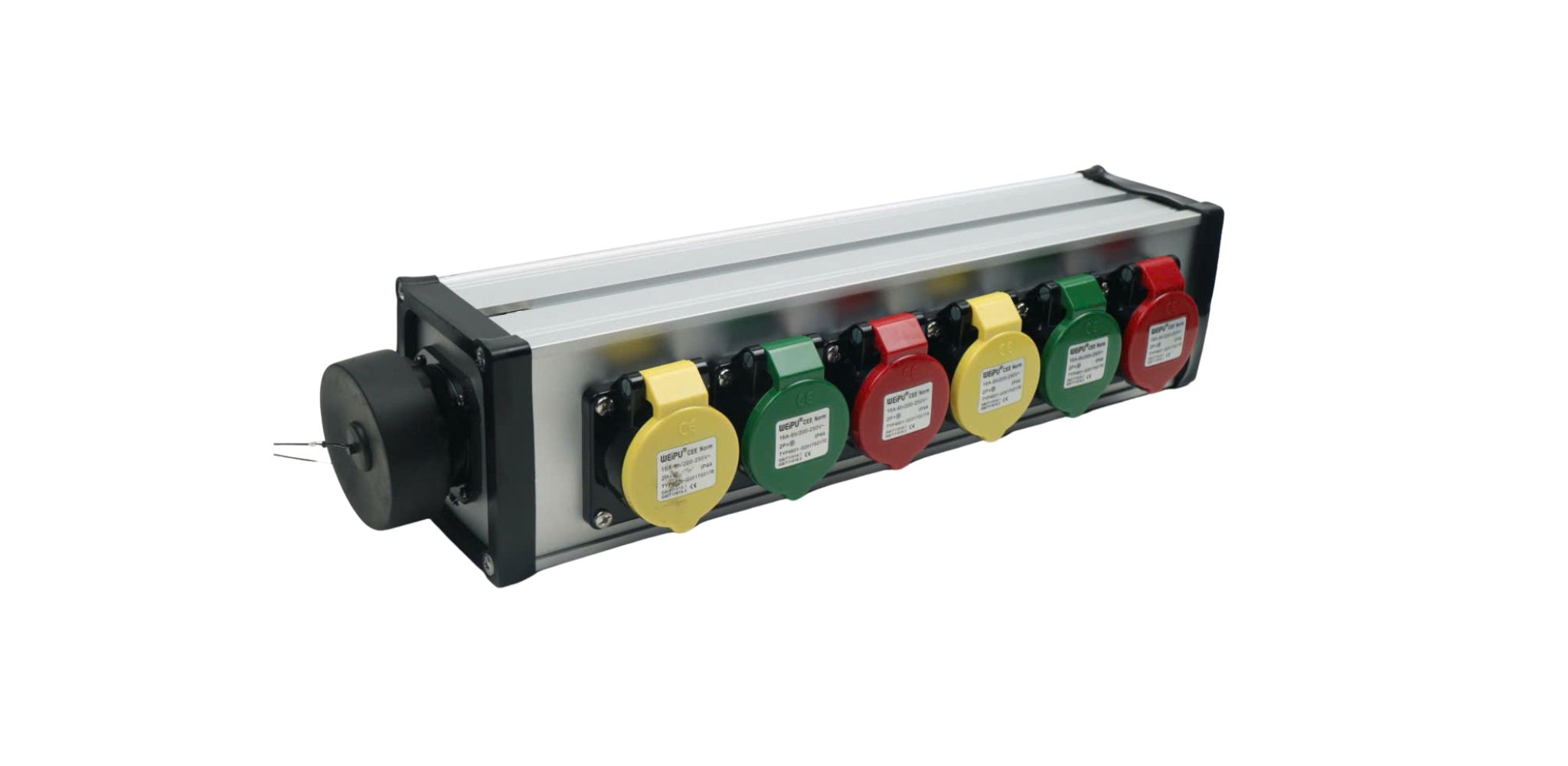 Ảnh minh họa Bộ chia nguồn điện 6 kênh 16A out 19 PIN in ABCCABLS PW6-16A out 19pin in 1