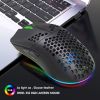 Chuột không dây HXSJ X801 RGB, DPI 1600, chống ồn