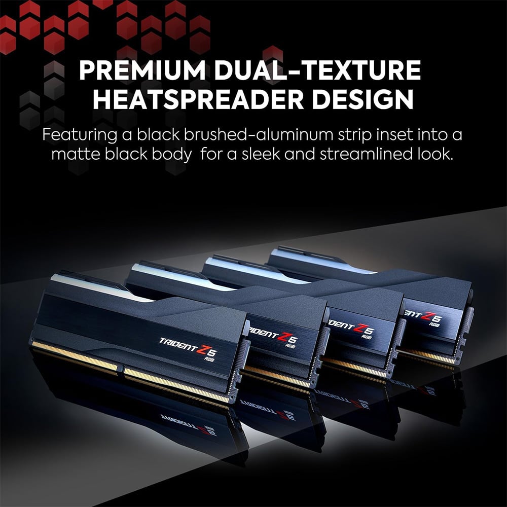 Ảnh minh họa RAM PC G.SKILL Trident Z5 RGB Black 96GB 6400MHz DDR5 (2x48GB) F5-6400J3239F48GX2-TZ5RK 3