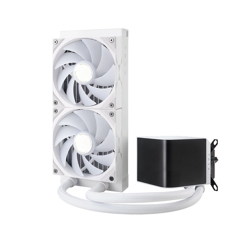 Ảnh minh họa Tản nhiệt nước TRYX PANORAMA 240 ARGB White (Màn 2k 6.5"/Bơm ASETEK 8v2) 2