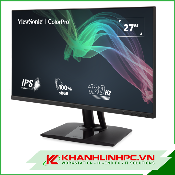 Ảnh minh họa Màn hình Viewsonic VP2756A-2K (27 inch/ 120Hz/ 2K QHD/ Pantone Validated/ 90W USB-C) 1