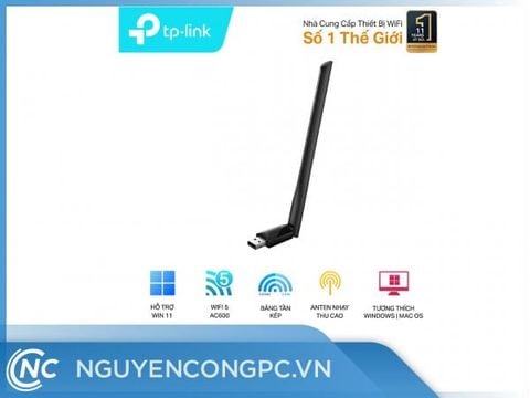 USB WiFi TP-Link Archer T2U Plus AC600 - Ăng-ten 5dBi & Sửa Chữa