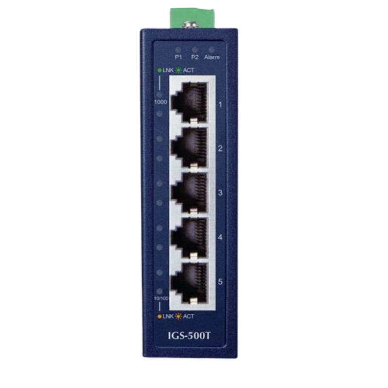 Ảnh minh họa IGS-500T, switch công nghiệp 5 cổng ethernet Planet 1