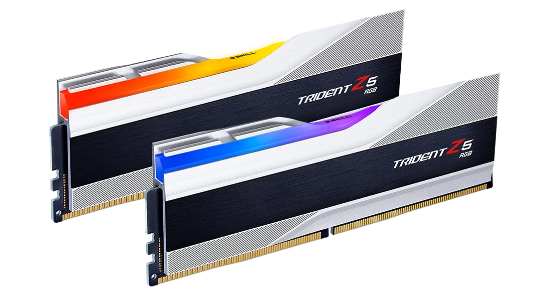 RAM DDR5 G.Skill Trident Z5 RGB 16GB (1x16GB ) 6000mhz Silver (F5-6000U4040E16GX2-TZ5RS)
