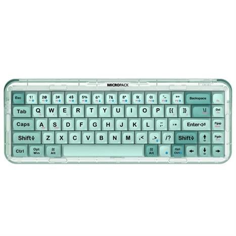 Bàn Phím Cơ Bluetooth MicroPack K-168WM - Xanh Lá