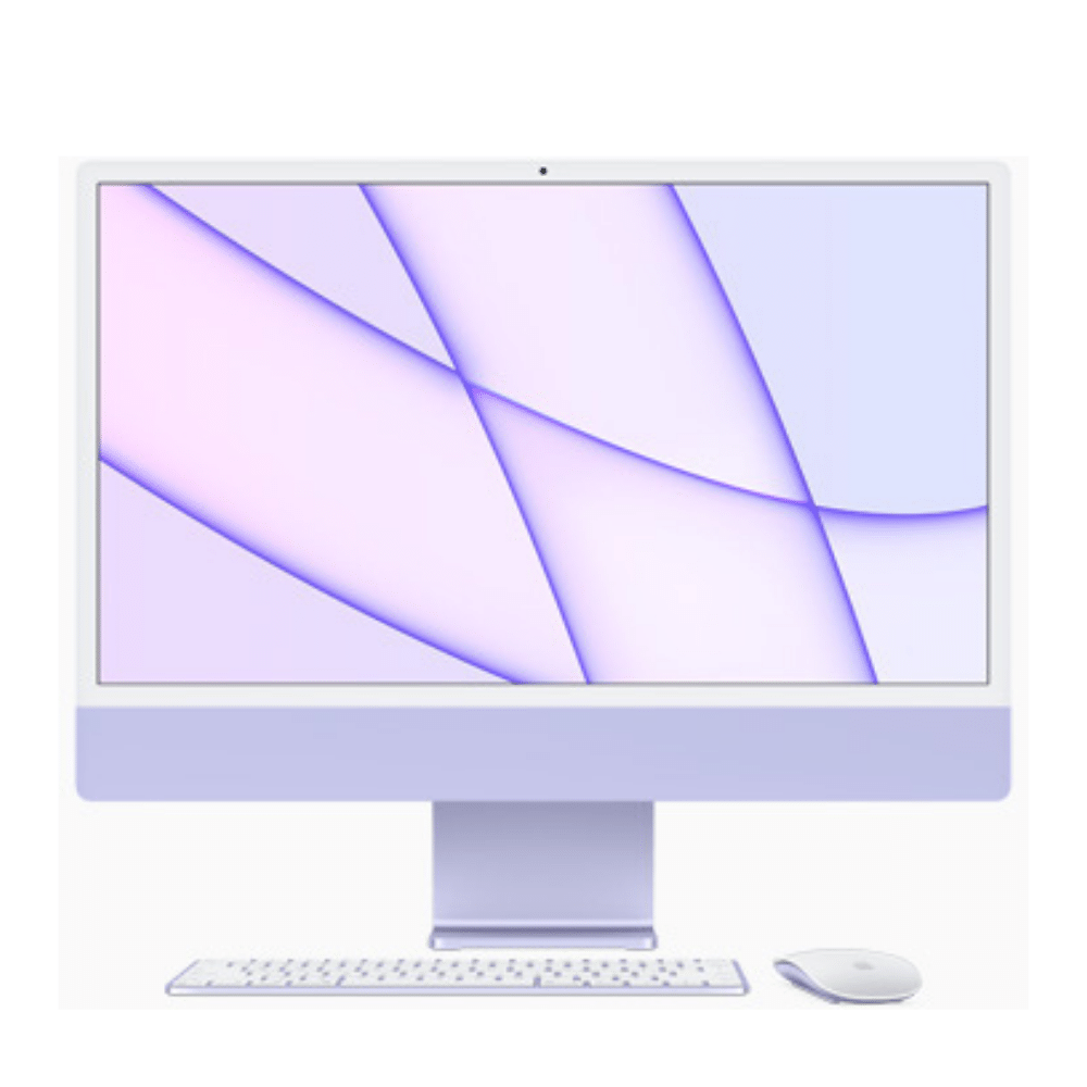 iMac 2021 24 inch 4K (Apple M1 / 16GB / 512GB / 8 CPU / 8 GPU) - Purple