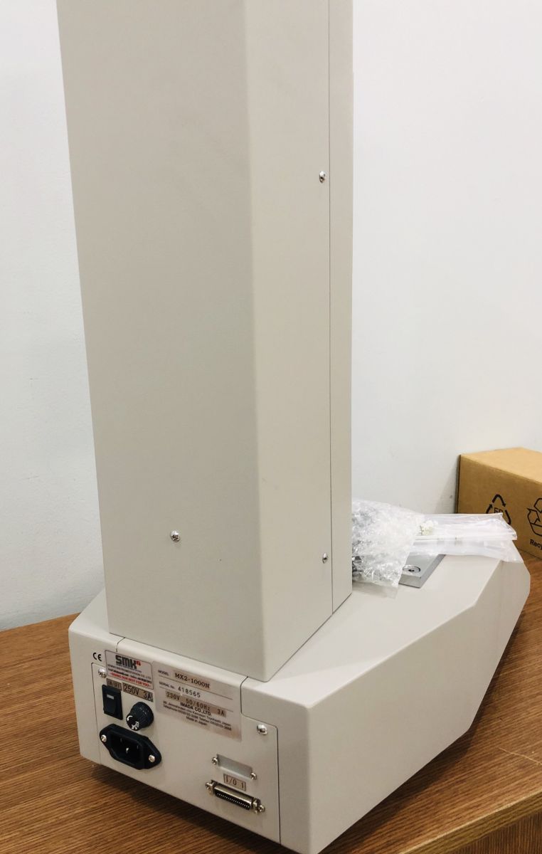 Ảnh minh họa IMADA MX2-1000N chân đế điện tử kết nối với máy đo lực (1000N/100kgf) 1