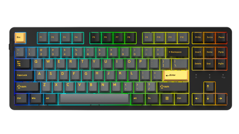 Bàn phím cơ DAREU EK87 PRO - BLACK GOLDEN