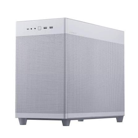 Vỏ case ASUS Prime AP201TG White – Case Micro-ATX kính cường lực