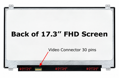 Màn hình laptop 17.3 inch FHD IPS 60Hz 30 pin eDP Slim