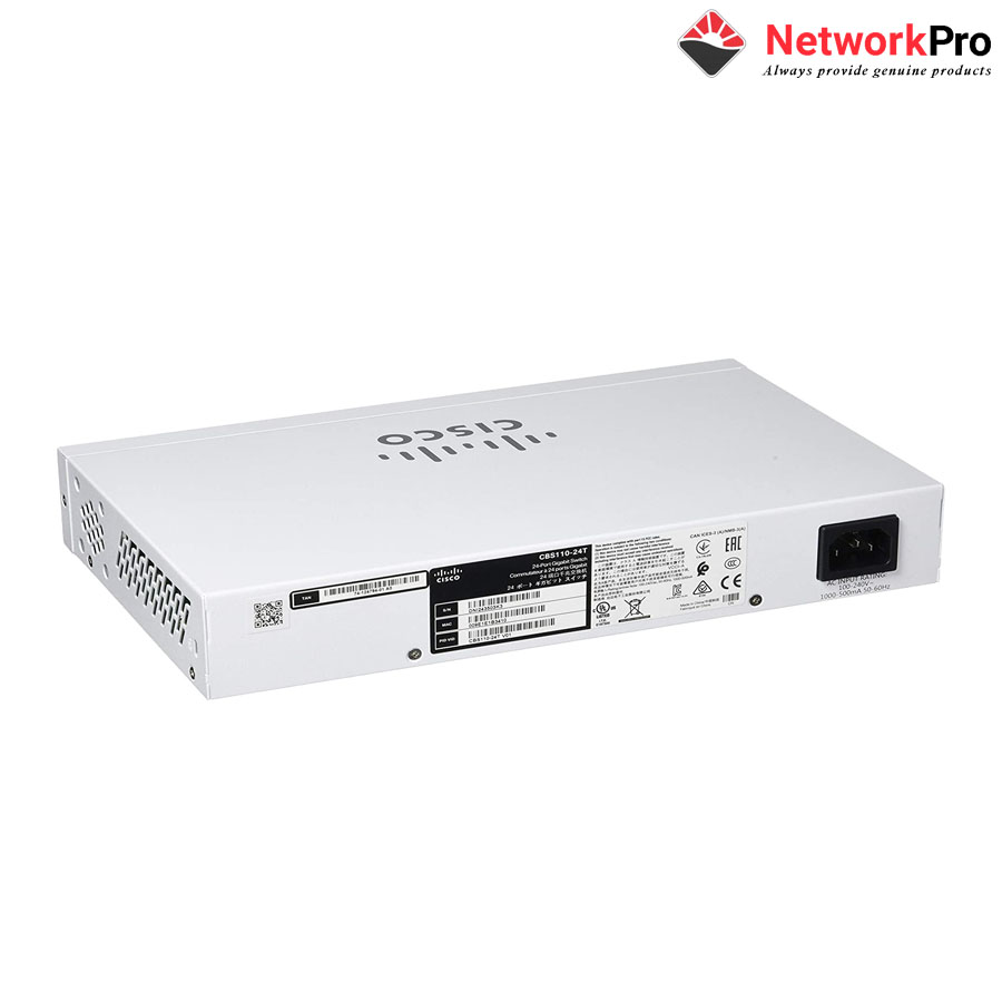Ảnh minh họa Cisco Business CBS110-24T Unmanaged Switches | 24 Port Gigabit + 2 Port GE Uplink 2