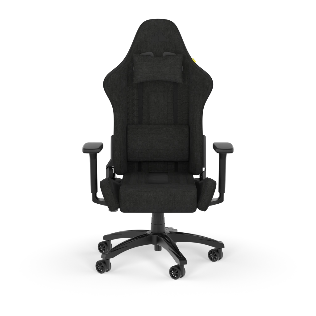Ảnh minh họa Ghế gaming CORSAIR TC100 RELAXED | Đen, 120kg, Chân xoay, Lưng vải (CF-9010051-WW) 1