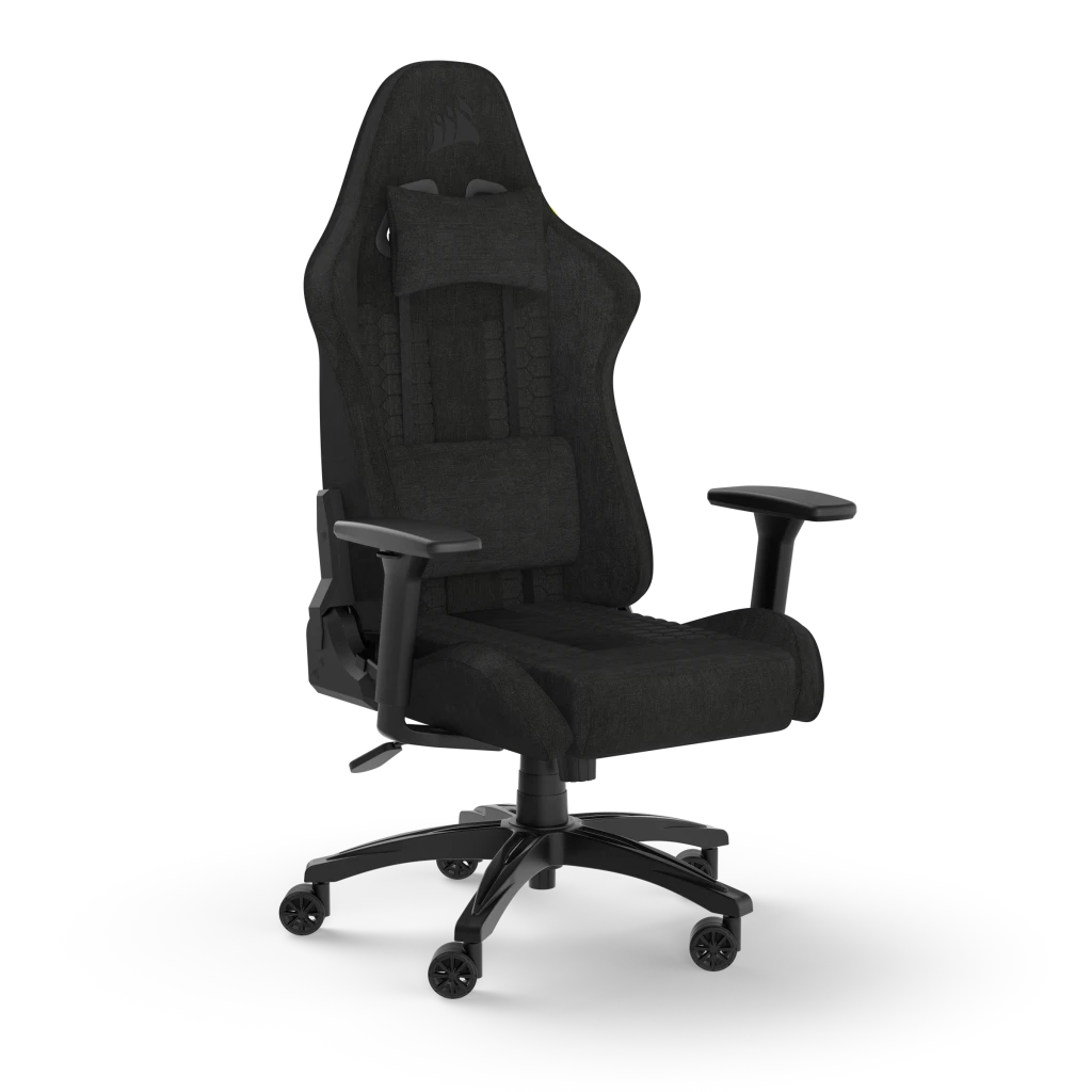 Ảnh minh họa Ghế gaming CORSAIR TC100 RELAXED | Đen, 120kg, Chân xoay, Lưng vải (CF-9010051-WW) 2