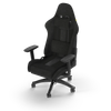 Ghế gaming CORSAIR TC100 RELAXED | Đen, 120kg, Chân xoay, Lưng vải