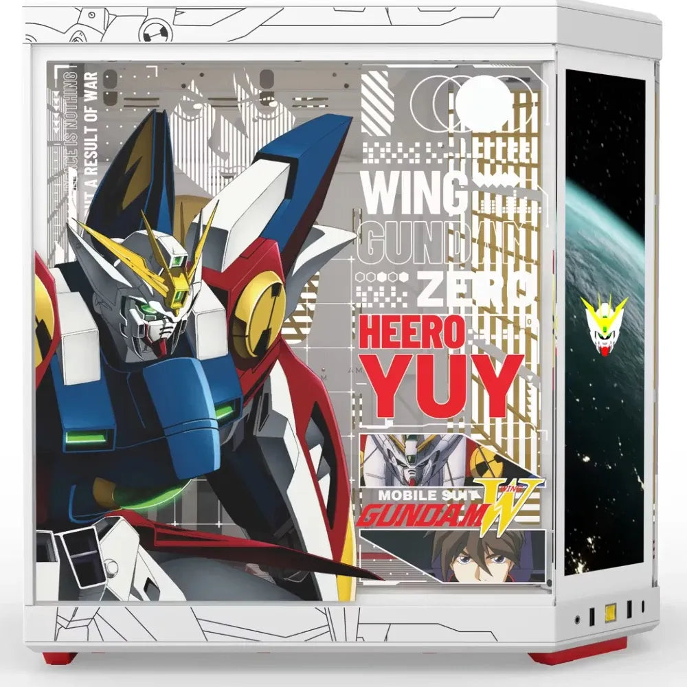 Ảnh minh họa HYTE Y70 Touch Infinite Gundam Wing Edition Case ATX Mid-Tower hai khoang, màn hình cảm ứng 14.9-Inch 2