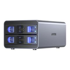  Unitek S1308A01-EU 2 Bay 2.5inch, 3.5inch SATA3 5Gbps hỗ trợ Raid 