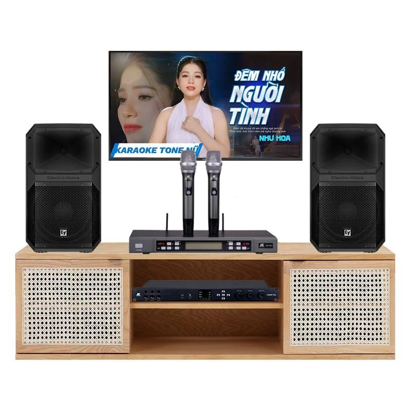 Dàn karaoke gia đình KGD94 (Electro voice Eviva 12P, Eviva 18SP, JKaudio X6000 Plus, B5 Pro)
