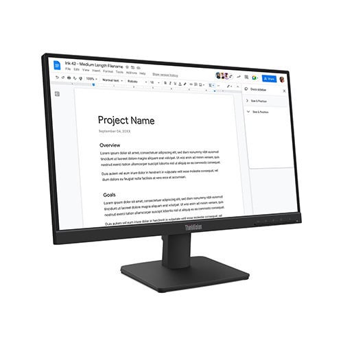 Ảnh minh họa Màn hình Lenovo ThinkVision S22-4E 64CBKAT6AE (21.5 inch | FHD | IPS | 100Hz | 4ms) 2