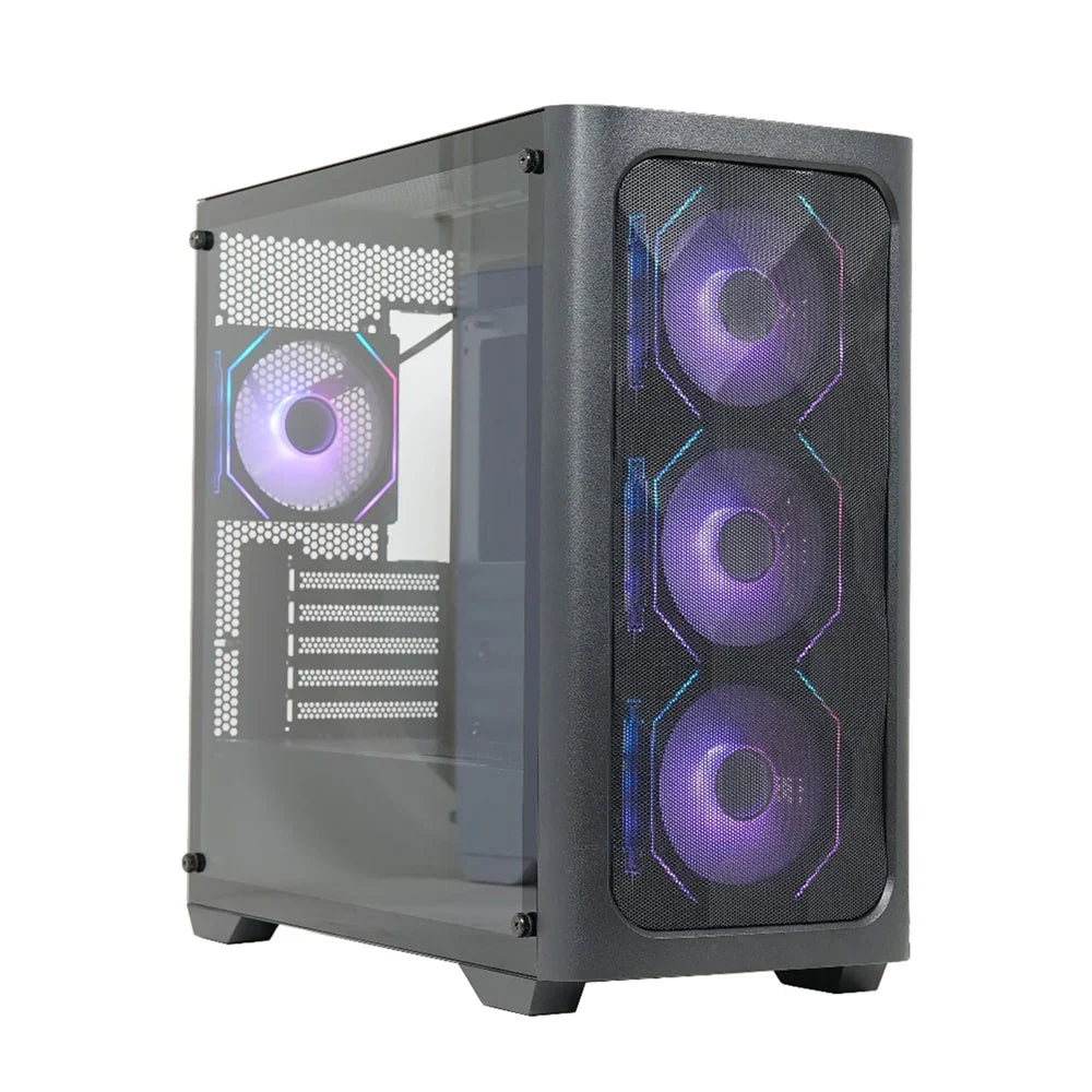 Ảnh minh họa PC Gaming Tùy chỉnh Intel Core i5-12400F, RTX 5060 8GB, 16GB RAM DDR4, Windows 11 Pro - Black 2