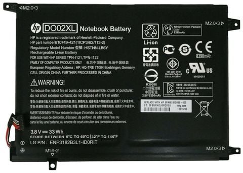Thay Pin Laptop HP Pavilion X2 10-N/ 10-J/ 10-N100/ 10-N200/ DO02XL/