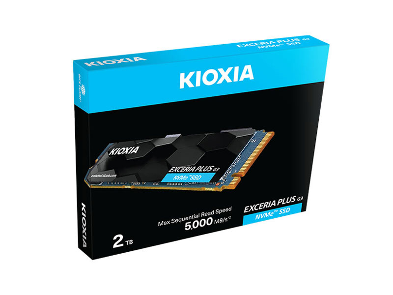 Ảnh minh họa Ổ cứng SSD Kioxia Exceria PLUS G3 2000GB NVME PCIe4x4 LSD10Z002TG8 (5000-3900MB/s) 2