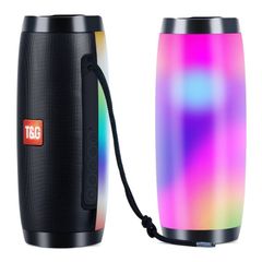  T&G TG157 Đen – Loa Bluetooth mini di động với đèn Melody đầy màu sắc 