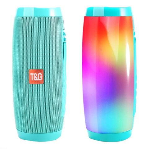 T&G TG157 Xanh Lục – Loa Bluetooth mini di động với đèn Melody đầy màu sắc