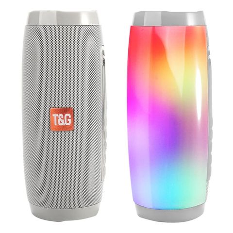 T&G TG157 Xám – Loa Bluetooth mini di động với đèn Melody đầy màu sắc