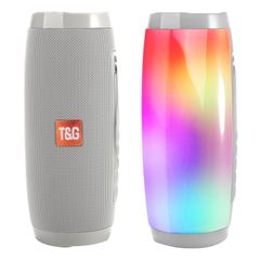  T&G TG157 Xám – Loa Bluetooth mini di động với đèn Melody đầy màu sắc 
