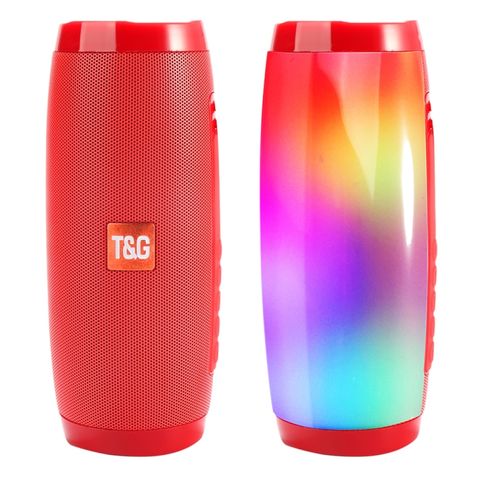 T&G TG157 Đỏ – Loa Bluetooth mini di động với đèn Melody đầy màu sắc