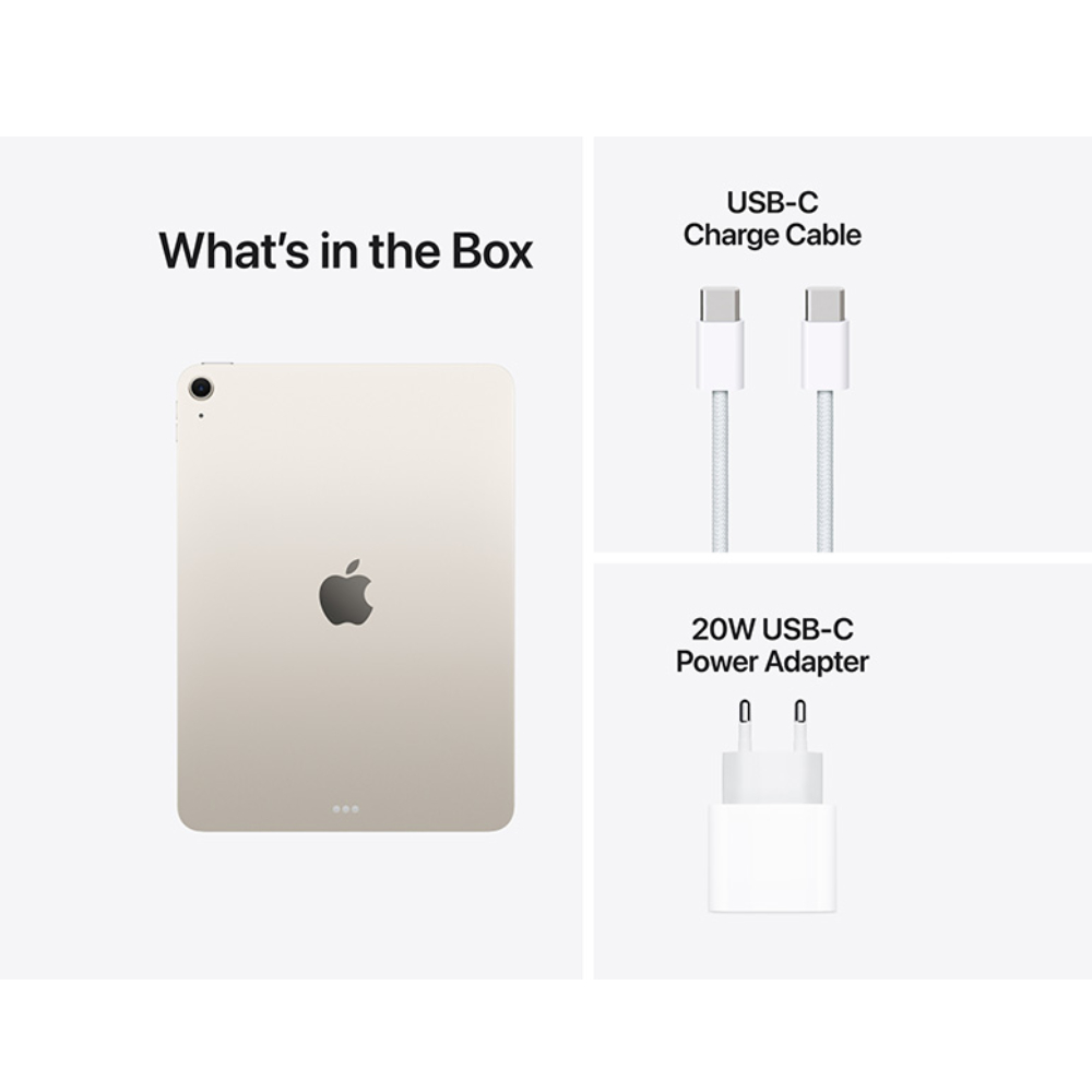 Ảnh minh họa iPad Air 11- inch iPad Air Wi-Fi 128GB - Starlight MH334ZA/A 1