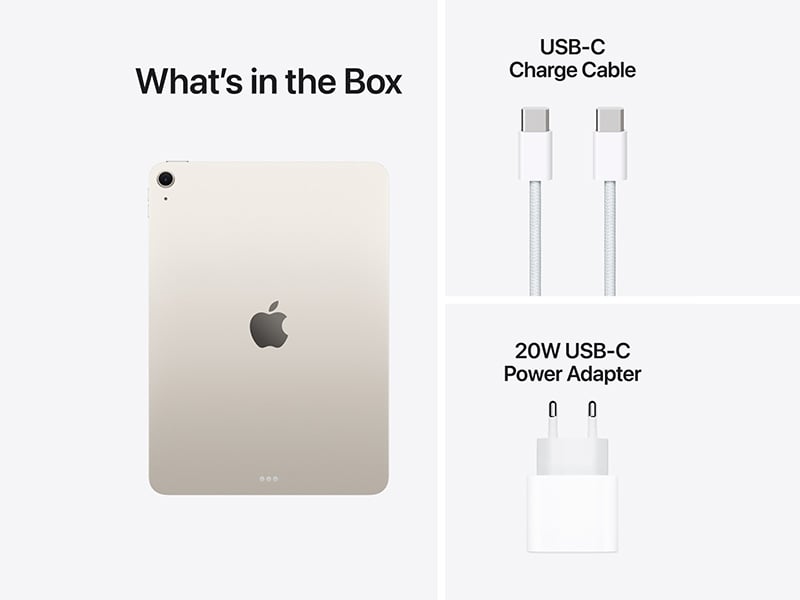 Ảnh minh họa iPad Air M4 11 inch 5G 1TB Starlight (MH7P4ZA/A) 3