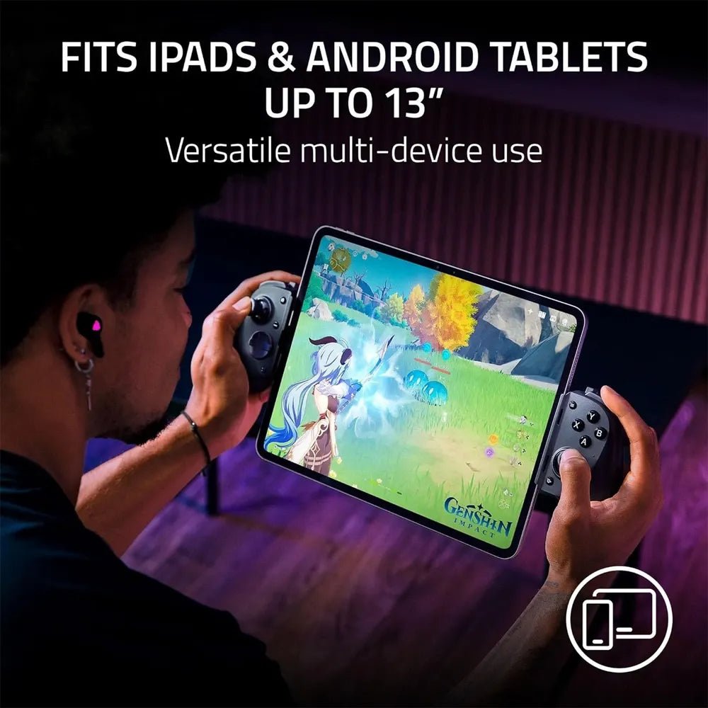 Ảnh minh họa Razer Kishi V3 Pro XL Tay cầm chơi game cho iPad &amp; máy tính bảng Android đến 13" – Gamepad máy tính bảng có dây USB-C 1