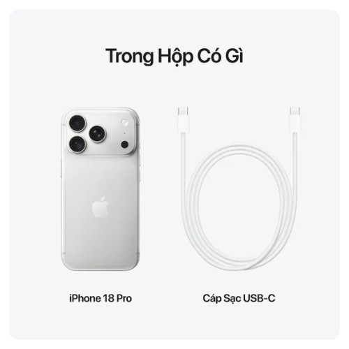 Ảnh minh họa iPhone 18 Pro 512GB Bạc 3